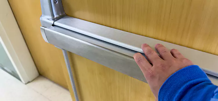 Installing a Push Bar on a Door Birmingham